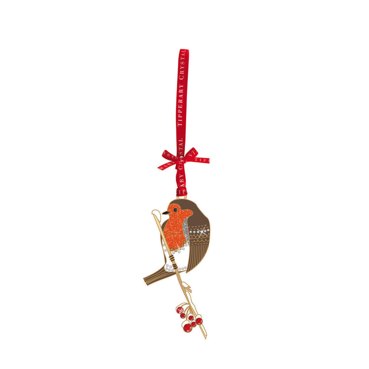Tipperary Crystal Sparkle Robin Decoration - NEW 2021  We just Love Christmas! The festive season, the giving of gifts, creating memories and being together with family and loved ones. Have lots of fun with our lovingly designed and created Christmas decorations, each one has a magic sparkle of elf dust!