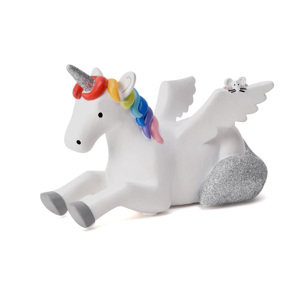 That's Not My Unicorn Shaped Money Box  Make saving for a magical day exciting with this vibrant money box. With its majestical unicorn shape, this accessory is a perfect gift for little ones.