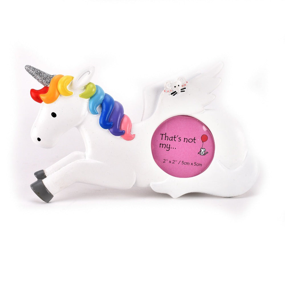 That's Not My Unicorn Shaped Photo Frame  Give a magical picture of your little star the perfect place to shine with this adorable 3D moulded unicorn photo frame.