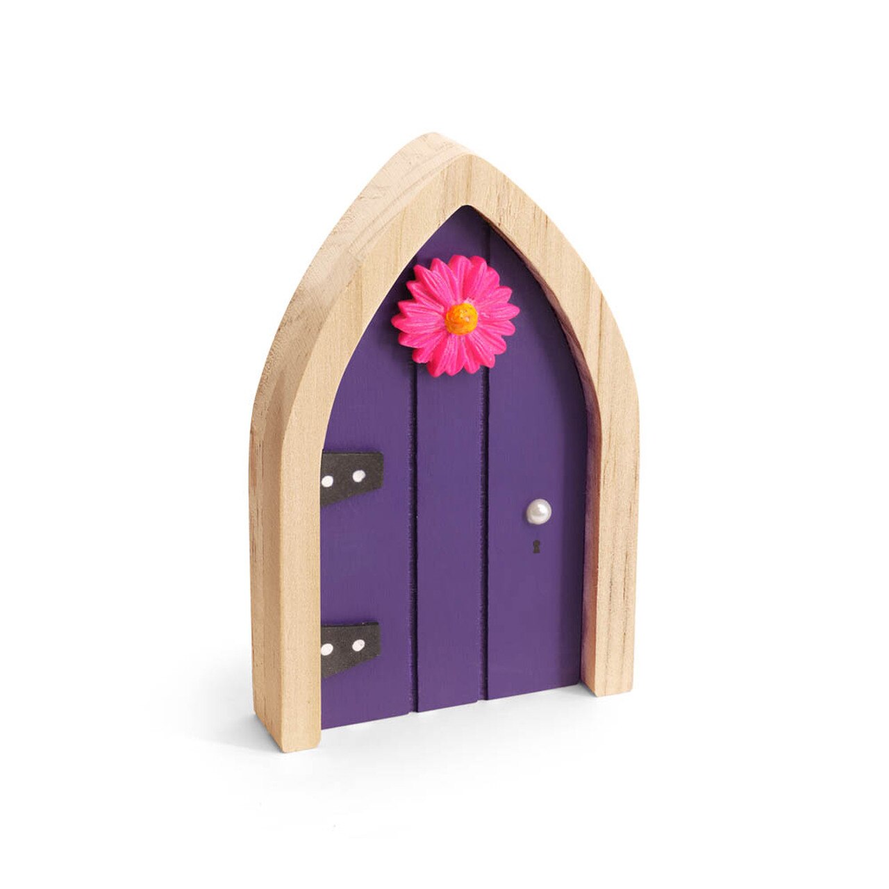 The Irish Fairy Door Purple Door by Tipperary Crystal