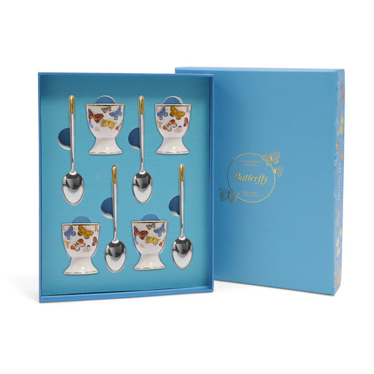 Tipperary Crystal Butterfly Egg Cup & Spoon