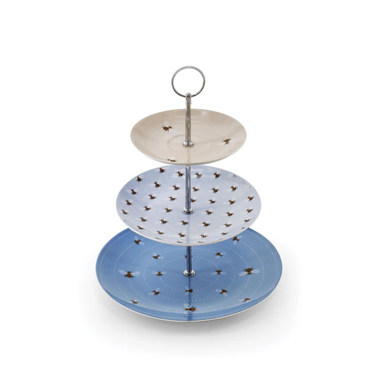 Tipperary Crystal Bee Cupcake Stand - NEW 2023