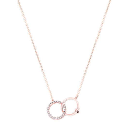 Tipperary Crystal Bee Rose Gold Infinity Pendant - New Winter 2022