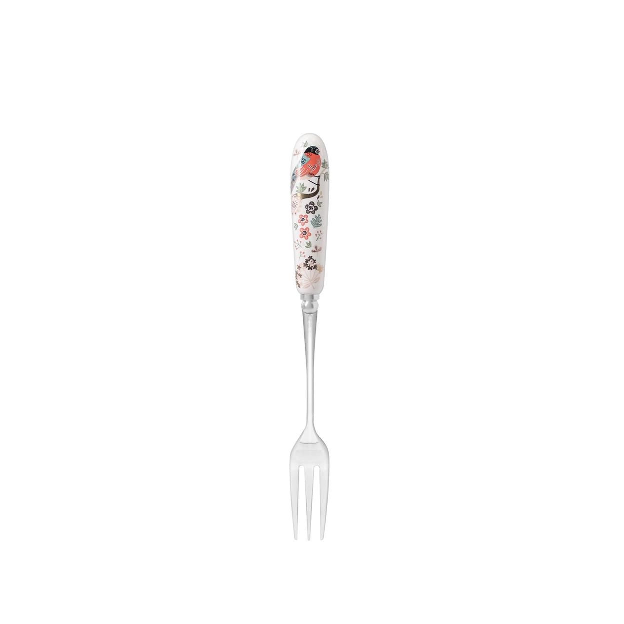 Tipperary Crystal Birdy Dessert Forks - New 2022  New to our collection, these birdy desert forks come beautifully illustrated and presented in a rigid Tipperary Crystal gift box. Makes a wonderful gift to be enjoyed.  The Birdy Collection is a series of 6 exclusively commissioned illustrations inspired by native Irish birds; Bullfinch, Goldfinch, Blue tit, Greenfinch, Kingfisher and Robin.