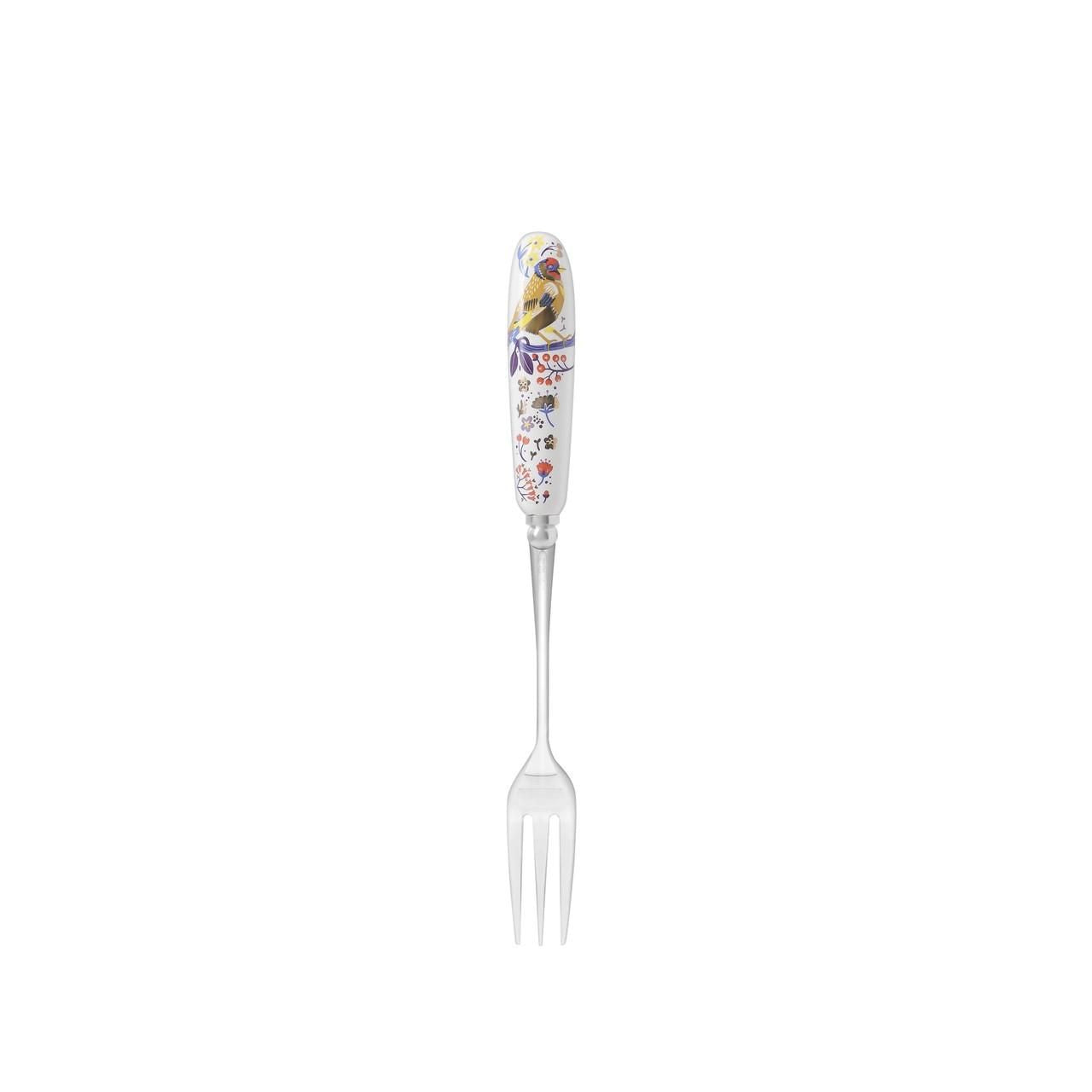 Tipperary Crystal Birdy Dessert Forks - New 2022  New to our collection, these birdy desert forks come beautifully illustrated and presented in a rigid Tipperary Crystal gift box. Makes a wonderful gift to be enjoyed.  The Birdy Collection is a series of 6 exclusively commissioned illustrations inspired by native Irish birds; Bullfinch, Goldfinch, Blue tit, Greenfinch, Kingfisher and Robin.