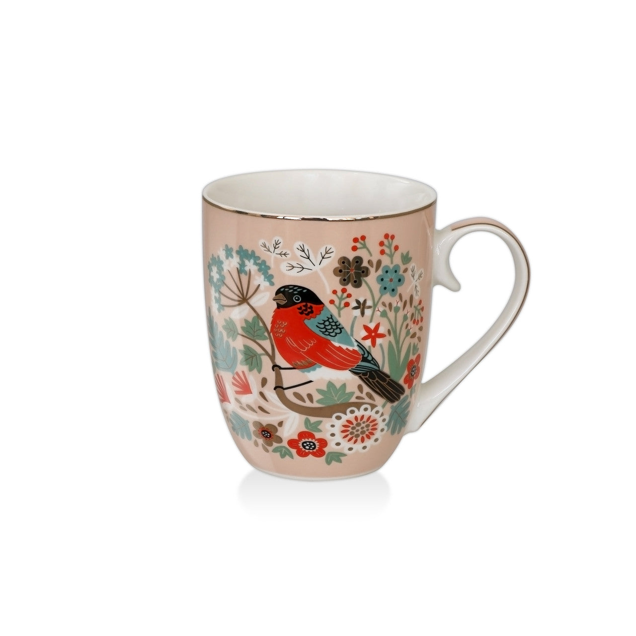 Tipperary Crystal Birdy Set of 4 - New 2022  New to our collection, this set of 4 mugs come beautifully illustrated and presented in a rigid Tipperary Crystal gift box. Makes a wonderful gift to be enjoyed over a peaceful cup of their favourite beverage.