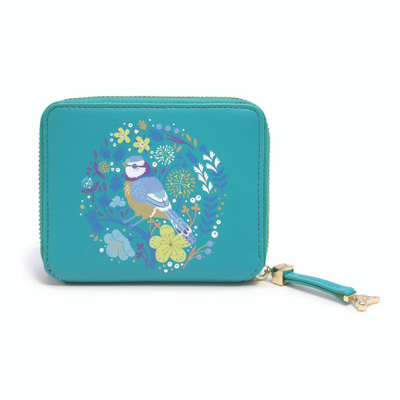 Tipperary Crystal Blue Tit Birdy Wallet  Our brightly coloured Birdy wallets are a perfectly compact ladies wallet. Designed to bring a splash of colour into your life! RFID blocking wallet, designed to block RFID readers from scanning your credit cards.