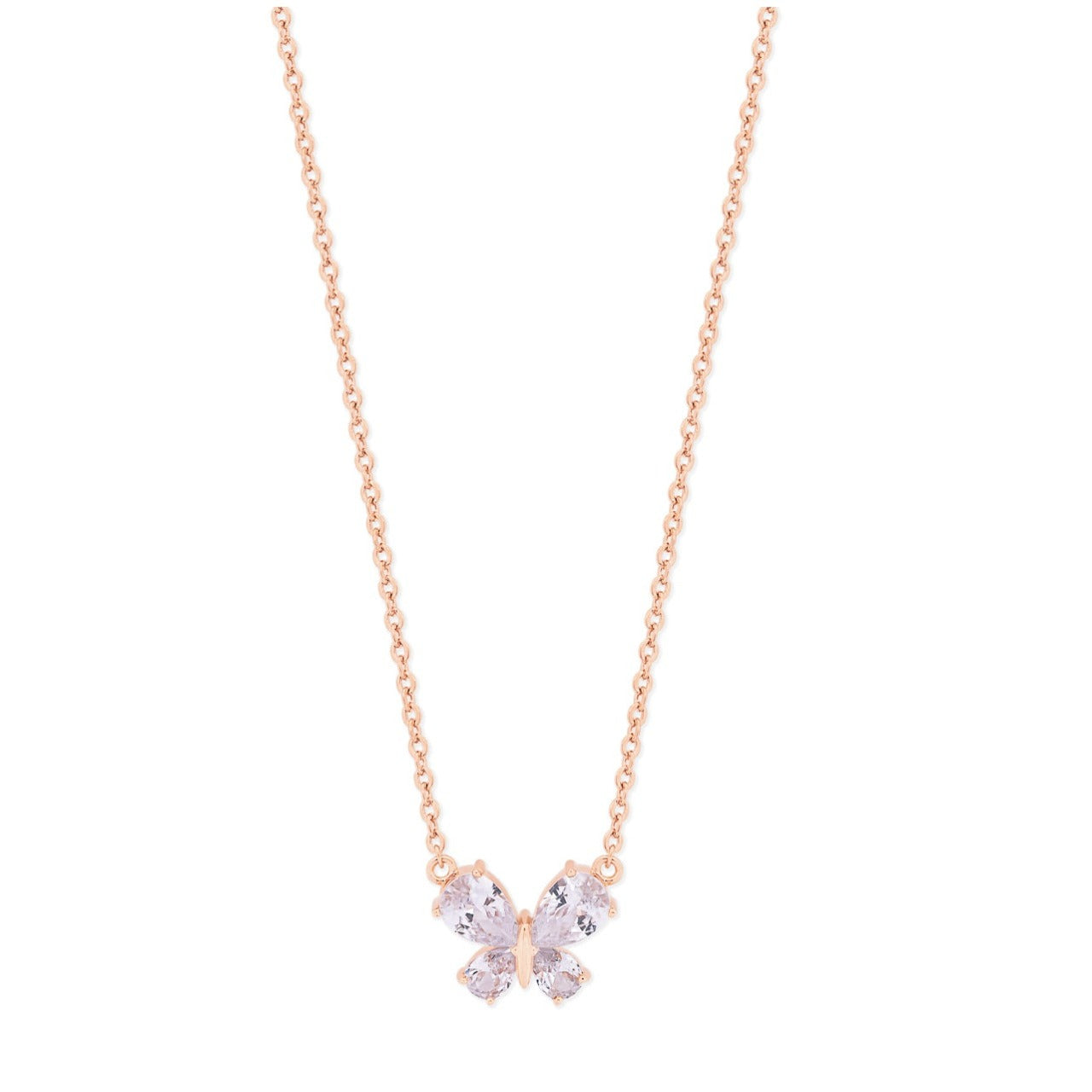 Tipperary Crystal Butterfly Clear Diamond Pendant  Drawing inspiration from urban garden, the Tipperary Crystal Butterfly collection transforms an icon into something modern and unexpected. Playful and elegant, this collection draws from the inherent beauty of the butterfly.