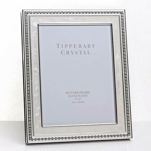 Tipperary Crystal Celebrations Picture Frame 6 Inch x 8 Inch  Share beautiful memories in your living space with luxury Tipperary's picture frames, crafted with care and designed to complement your most precious memories.