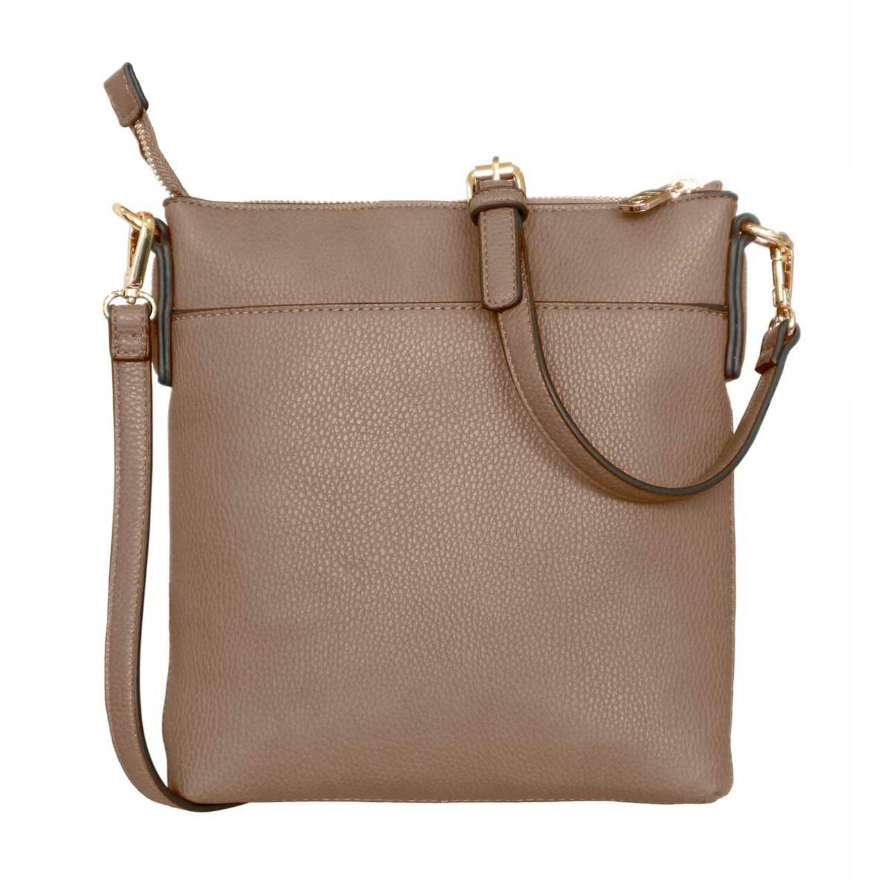 The Chelsea Cross Body Pouch Greige