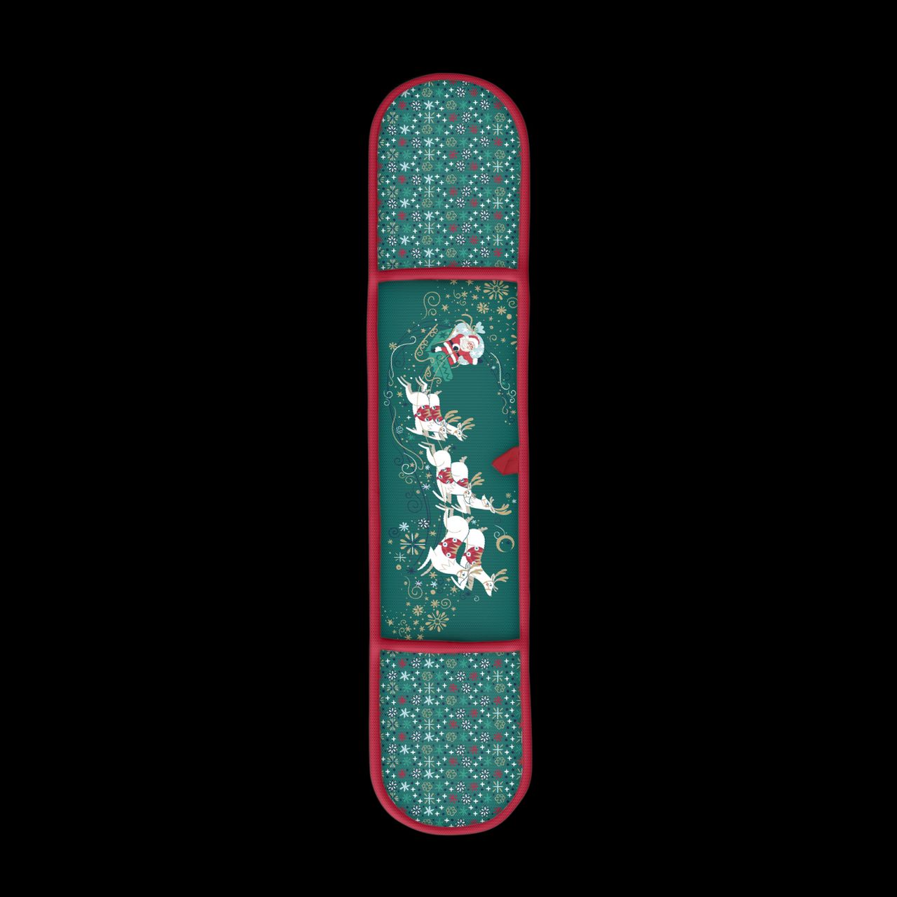 Tipperary Crystal Christmas Double Oven Gloves - Santa Sleigh - NEW 2022  Gather your loved ones for a holiday celebration to remember. Our Christmas Tableware is made to bring festive happiness to lunch, dinner and every meal in between. 