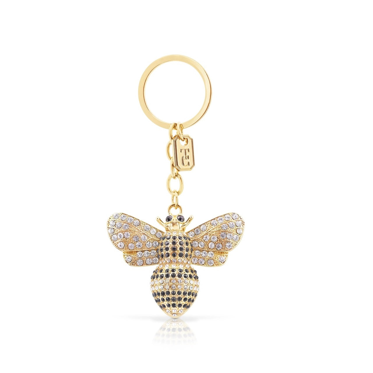 Tipperary Crystal Gold Bee Keyring