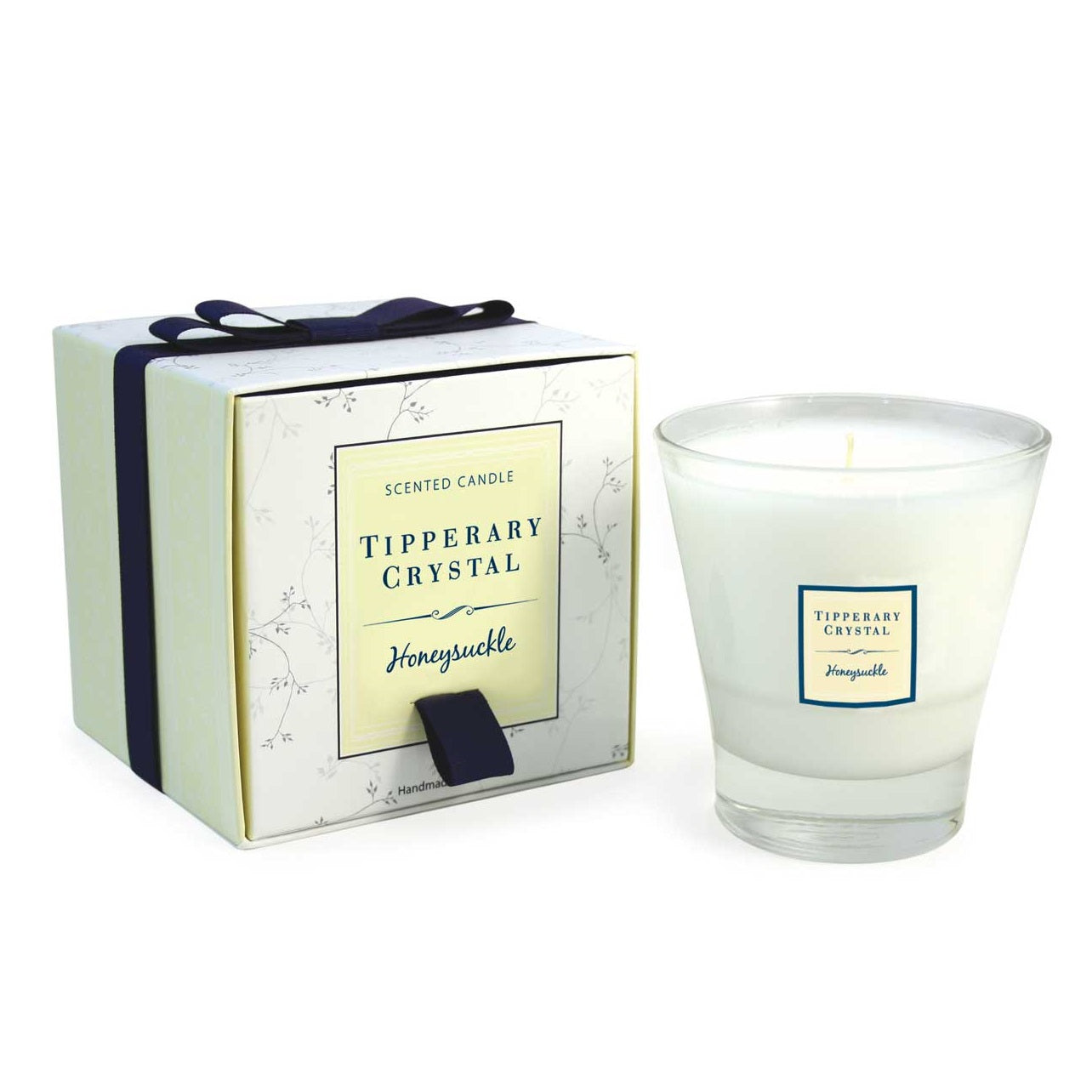 Tipperary Crystal Honeysuckle Candle Filled Tumbler Glass  Indulge yourself with fresh honeysuckle blended with hints of jasmine, rose and lilac.