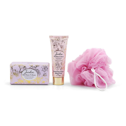 Jardin Toiletry Bag Set Red Roses & Lemon NEW 2021