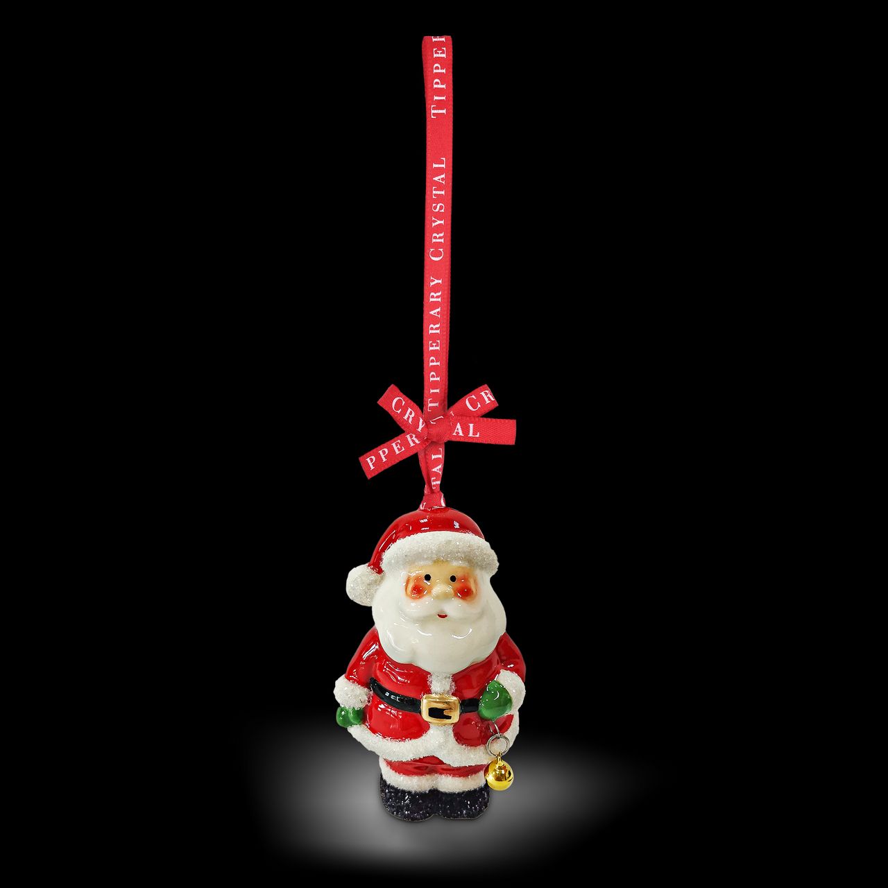Porcelain Decoration - Santa Standing Christmas Ornament - NEW 2022  We just Love Christmas! The festive season, the giving of gifts, creating memories and being together with family and loved ones. Have lots of fun with our lovingly designed and created Christmas decorations, each one has a magic sparkle of elf dust!