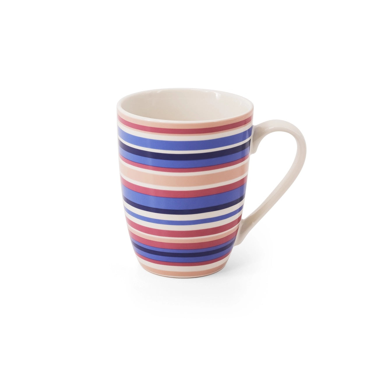 Tipperary Crystal Roman Stripes Horizontal Party Pack S/6 Mugs - NEW 2022