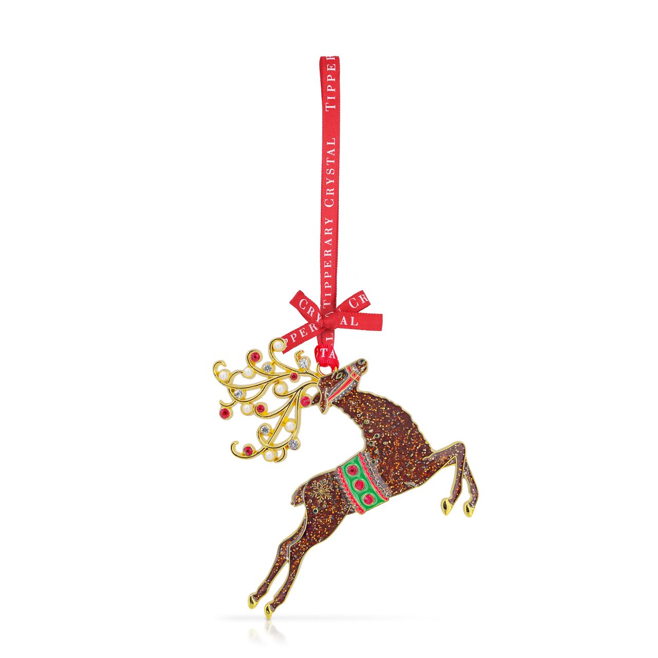 Sparkle Christmas Reindeer Decoration - NEW 2022  We just Love Christmas! The festive season, the giving of gifts, creating memories and being together with family and loved ones. Have lots of fun with our lovingly designed and created Christmas decorations, each one has a magic sparkle of elf dust!