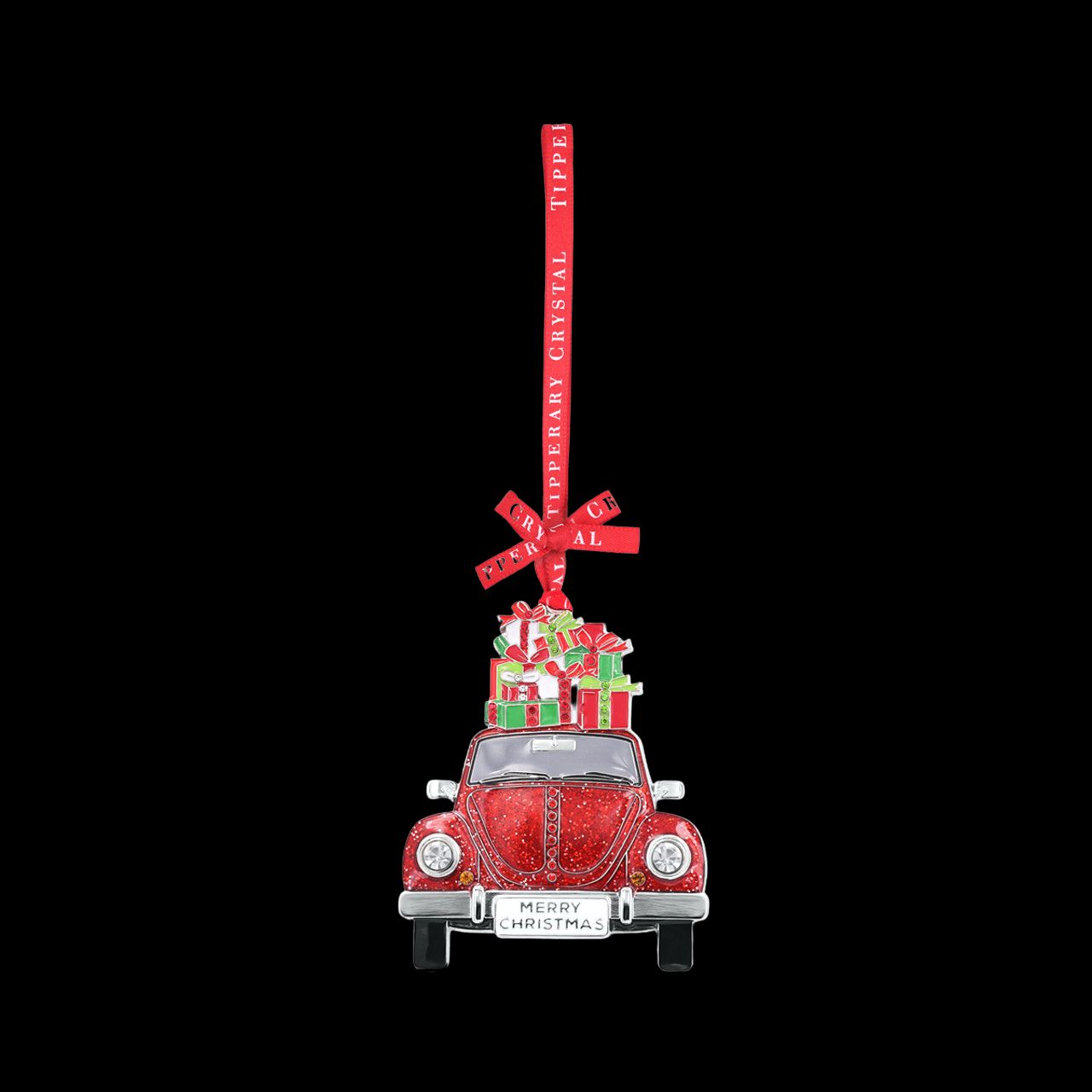 Tipperary Crystal Sparkle Driving Home For Christmas Decoration  We just Love Christmas! The festive season, the giving of gifts, creating memories and being together with family and loved ones. Have lots of fun with our lovingly designed and created Christmas decorations, each one has a magic sparkle of elf dust!