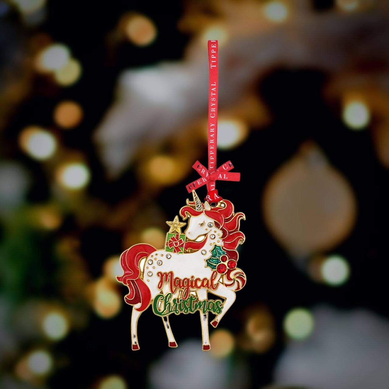 Sparkle Unicorn Christmas Decoration  We just Love Christmas! The festive season, the giving of gifts, creating memories and being together with family and loved ones. Have lots of fun with our lovingly designed and created Christmas decorations, each one has a magic sparkle of elf dust!