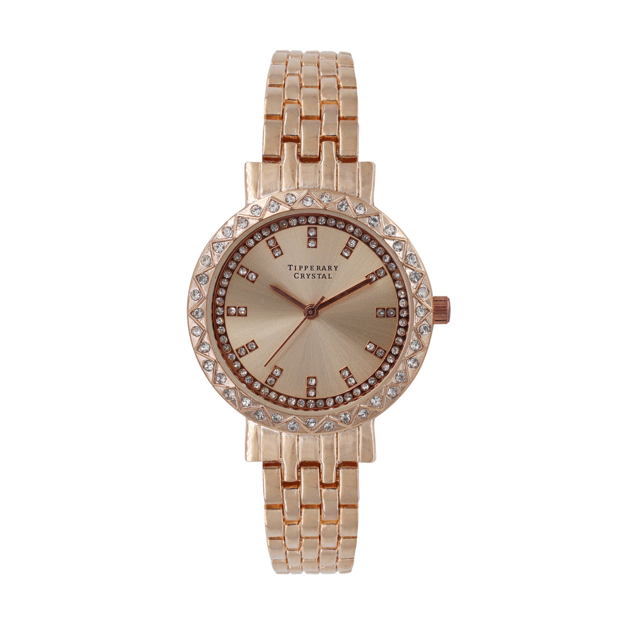 Tipperary Crystal Stella Rose Gold Watch NEW