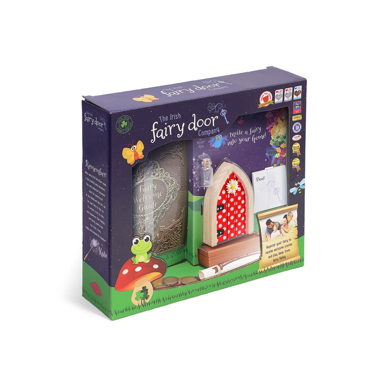 Tipperary Crystal The Irish Fairy Door Red Polka Dot Door