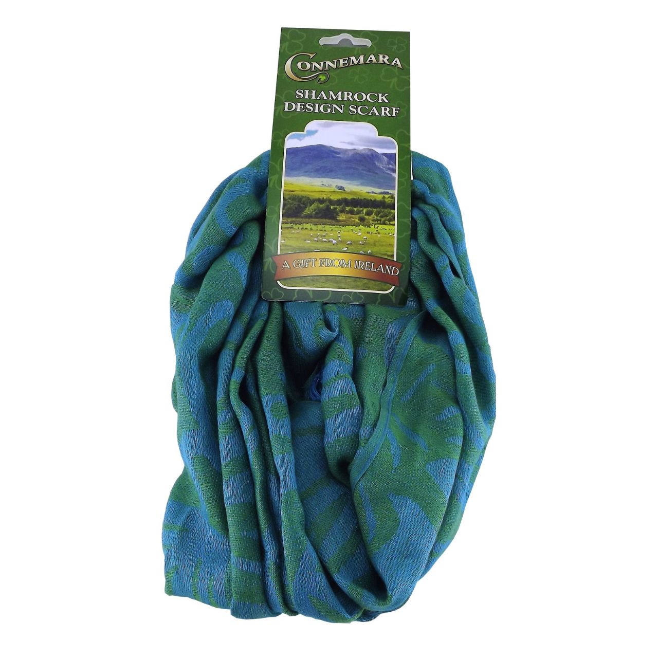 J.C. Walsh & Sons Turquoise Celtic Pashmina Scarf