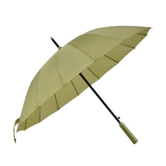 Green Polyester Umbrella Adults  This green polyester umbrella is perfect for adults looking for reliable protection from the elements. Its sturdy construction and water-resistant material make it an ideal choice for staying dry in any weather.