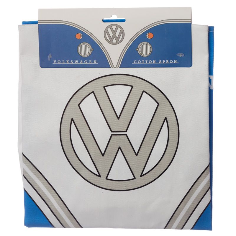 Cotton Apron - Volkswagen VW T1 Camper Bus Blue