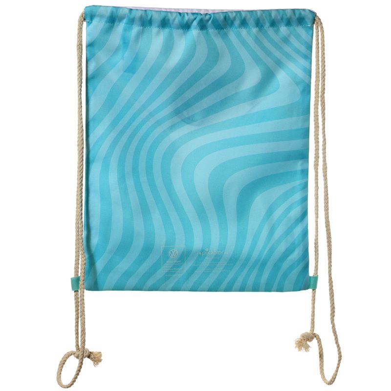 Volkswagen VW T1 Camper Bus Surf Adventure Drawstring Bag  Dims: Height 42 cm Width 32.5 cm Depth 0.5 cm