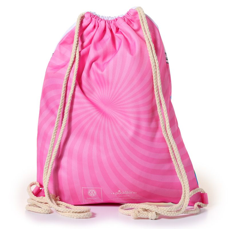 Volkswagen VW T1 Camper Bus Summer Love Drawstring Bag  Dims: Height 42 cm Width 32.5 cm Depth 0.5 cm