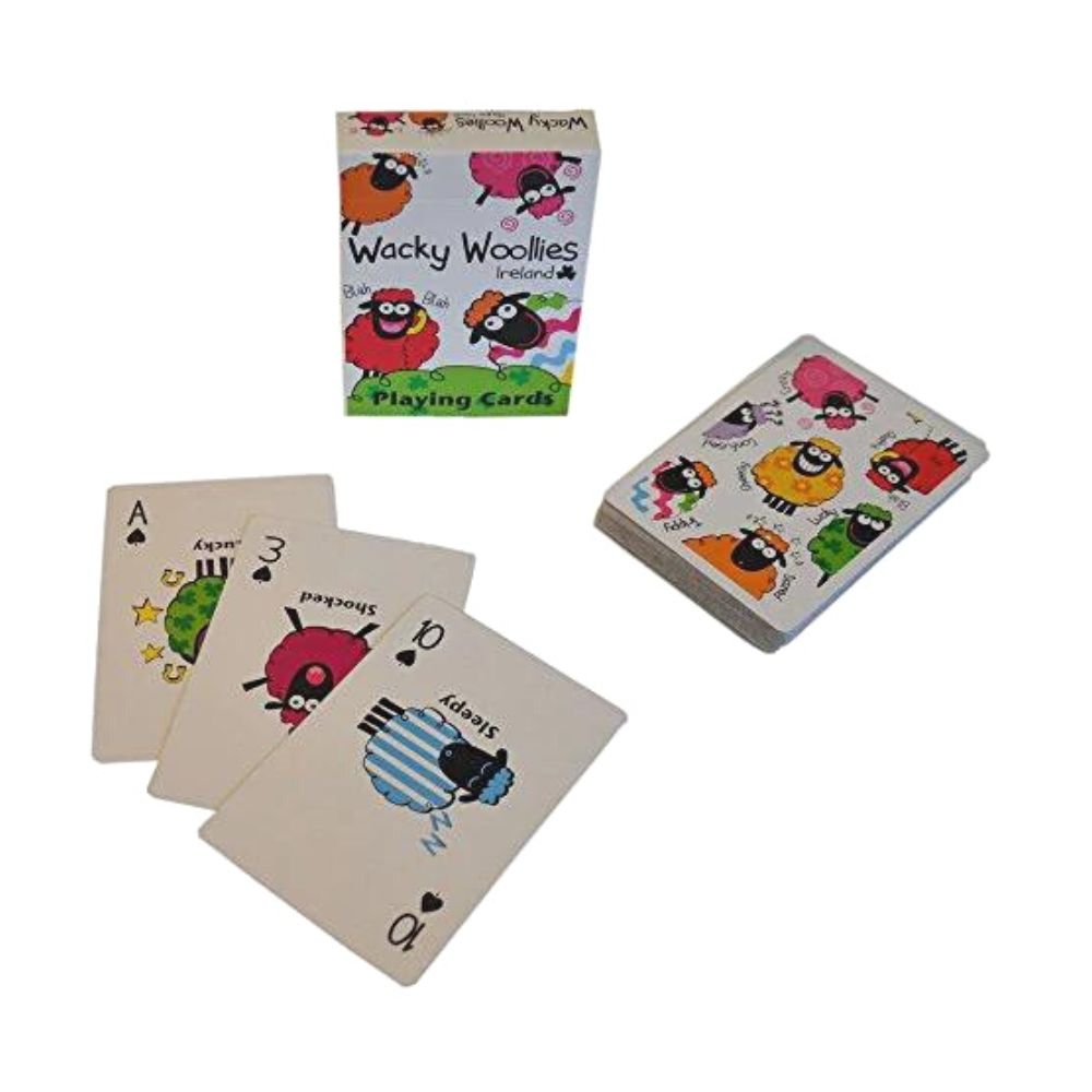 Wacky Woollies Ireland Playing Cards  Wacky Woollies Ireland Playing pack of playing cards is perfect for any card game.