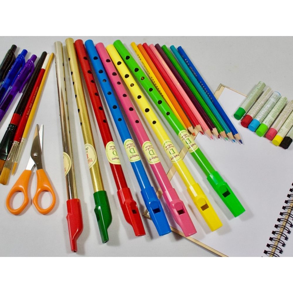Waltons Rainbow Whistle Pink in Tube & in The Key of D  Fun, colourful, tin whistle in the key of D. Comes in a clear tube with instruction leaflet that includes Irish and international tunes.  Available in Pink