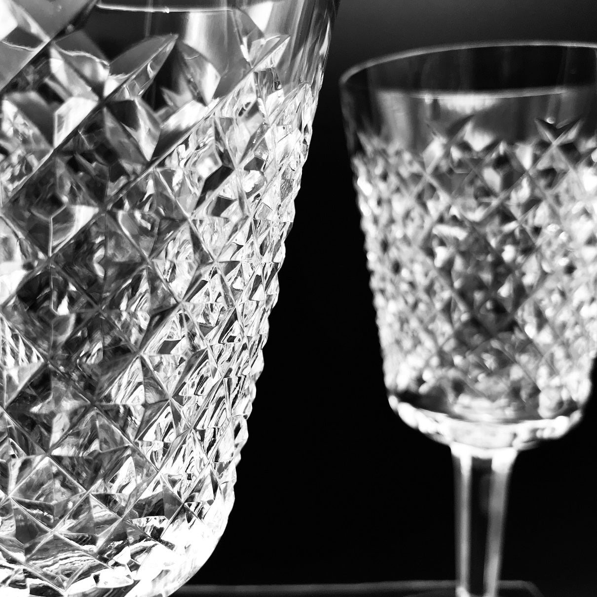 Waterford Crystal Alana Goblet Pair  Waterford Alana pattern is a stunning combination of brilliance and clarity. Elegant and versatile, the Alana Goblet can be used for serving wine, water or juices.