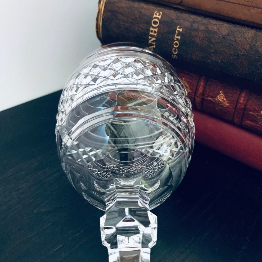 Castletown 10oz Goblet by Waterford Crystal  Castletown pattern is inspired by the Palladian style mansion of Castletown in Ireland and features unique ring and diamond cuts that make a statement on any table.