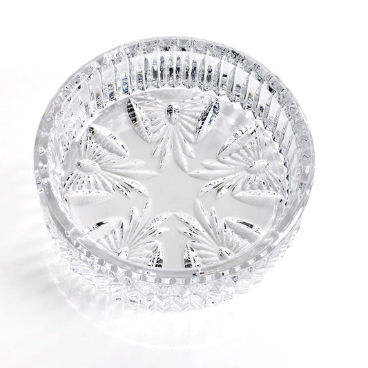 Waterford Crystal Best Wish Bottle Coaster  The Best Wishes collection takes inspiration from Waterford Crystal's renowned Millennium Collection. It retains the brilliance and clarity, while incorporating a more slender, contemporary profile. This crystal wine coaster is the ideal gift for a wine lover.