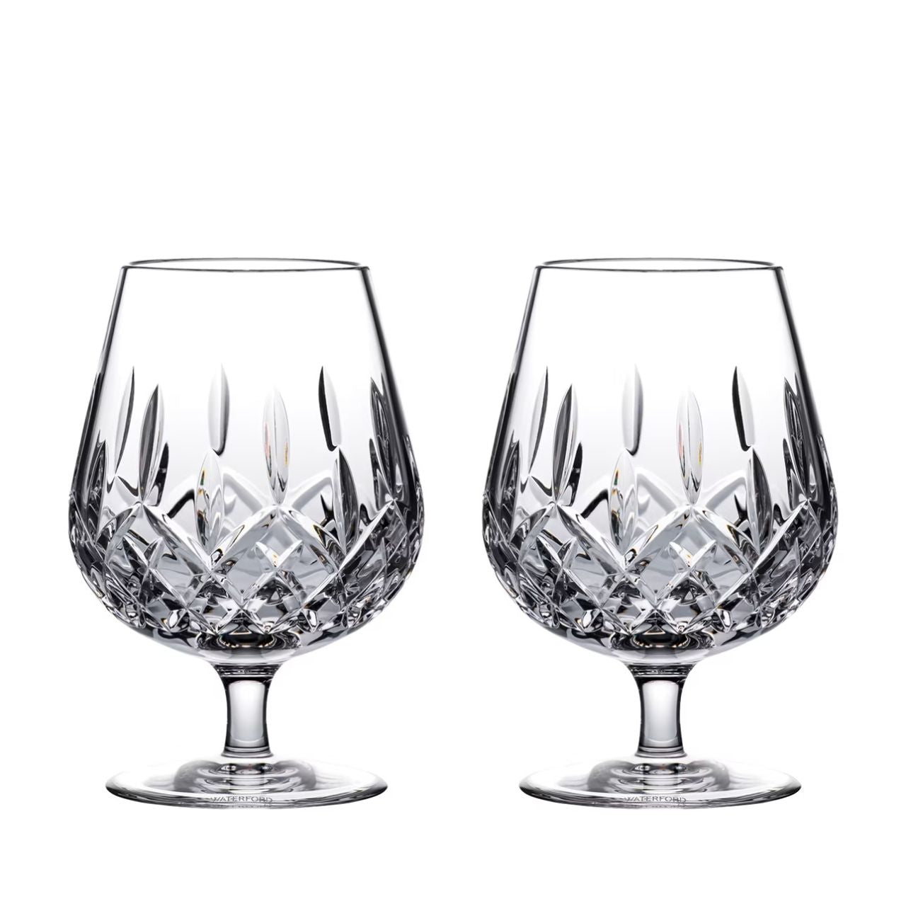 Waterford Crystal Connoisseur Brandy Balloon Set  The Lismore Brandy Balloon is the most classic of spirits glass shapes, designed to amplify the delicate flavours of the finest spirits. The thick crystal stops the spirit from being warmed by the hand, allowing aromas to build slowly in the bowl, ready to be nosed without overpowering the senses.