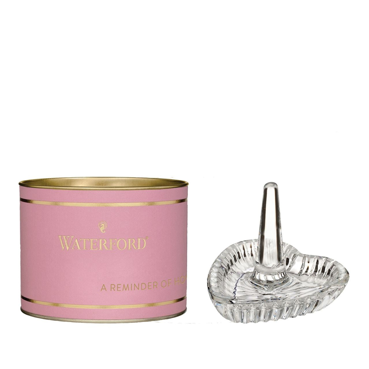 Waterford Crystal Heart Ring Holder  Keep precious jewelry close to your heart. Radiating from the center, the clean vertical cut of Waterford's Heart Ring Holder creates a stunning focal point while keeping your rings safe and sound.