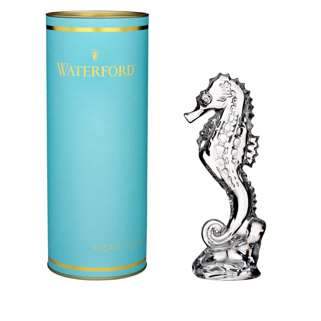 Giftology Seahorse Collectible by Waterford  One of Waterford Crystal's most iconic shapes, the seahorse is not only the symbol of Waterford crystal but the city of Waterford itself.  The Giftology collection features Waterford's best crystal gifts in compelling gift boxes We think of Giftology as the science of gift giving in a fast paced world. The Giftology Crystal Seahorse Collectible is simply a perfect gift for multiple gift solutions.