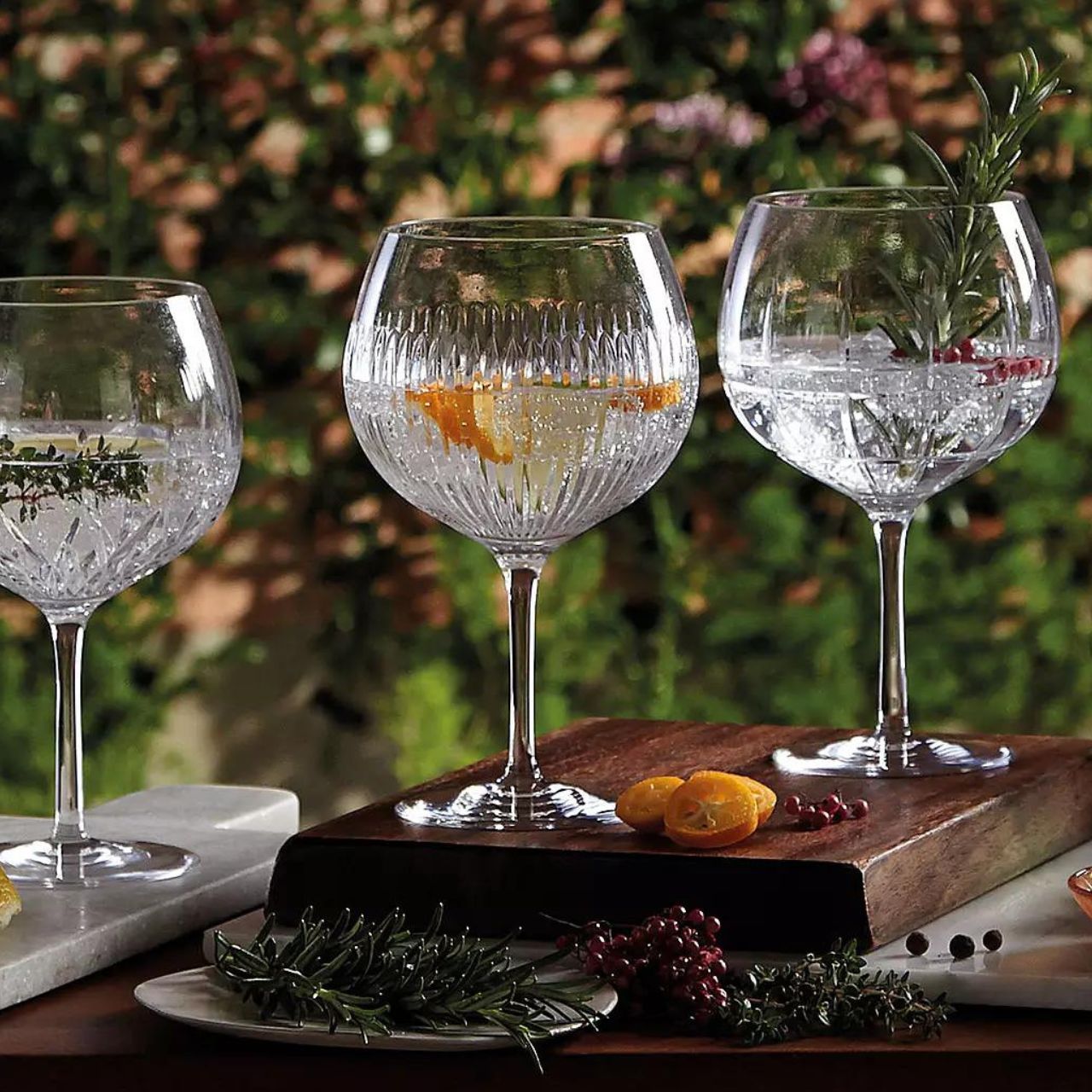 Waterford Gin Journeys Aras Balloon Glasses Pair Gin Journeys is a collection created for the optimum Gin experience. Steeped in history with inspiration being drawn from Waterford's heritage to gin, dating back to the Victorian era. Waterford's striking range of gin glasses have been designed with tasting experts to help enrich the aromas and infuse the flavors of the botanicals.