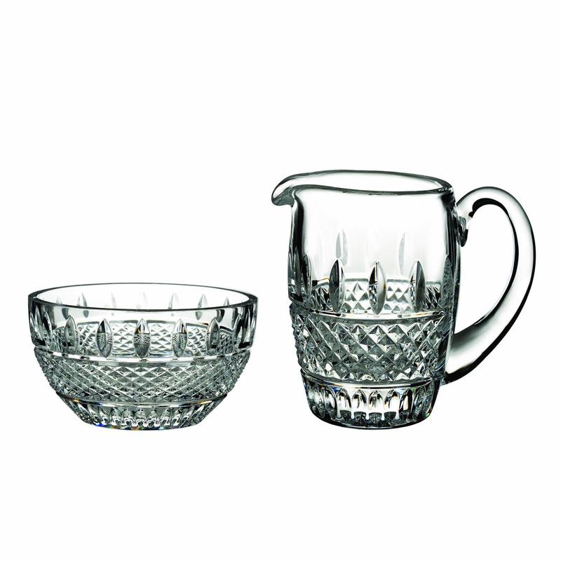 Waterford Crystal Irish Lace Sugar & Creamer Set  The classically beautiful Waterford Irish Lace, combines two great traditions in Irish handcraft- artisanal crystal and the fine crochet work known as “Irish lace” – to create a stunning new interpretation of the country’s classic heritage.