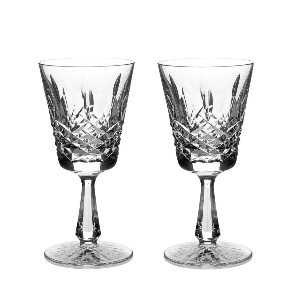 Waterford Crystal Kenmare Claret Pair  The Waterford Kenmare pattern is a stunning combination of brilliance and clarity. 