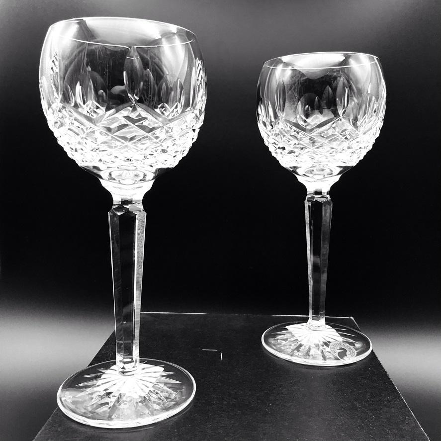 Waterford Crystal Kenmare Hock  The Waterford Kenmare pattern is a stunning combination of brilliance and clarity. The intricate detailing of Kenmare's signature diamond cuts combine with the comforting weight of Waterford's hand-crafted fine crystal to produce a stunning piece of drinkware that defines traditional styling even while transcending it.