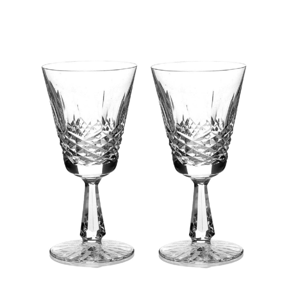 Waterford Crystal Kenmare White Wine Pair  The Waterford Kenmare pattern is a stunning combination of brilliance and clarity.