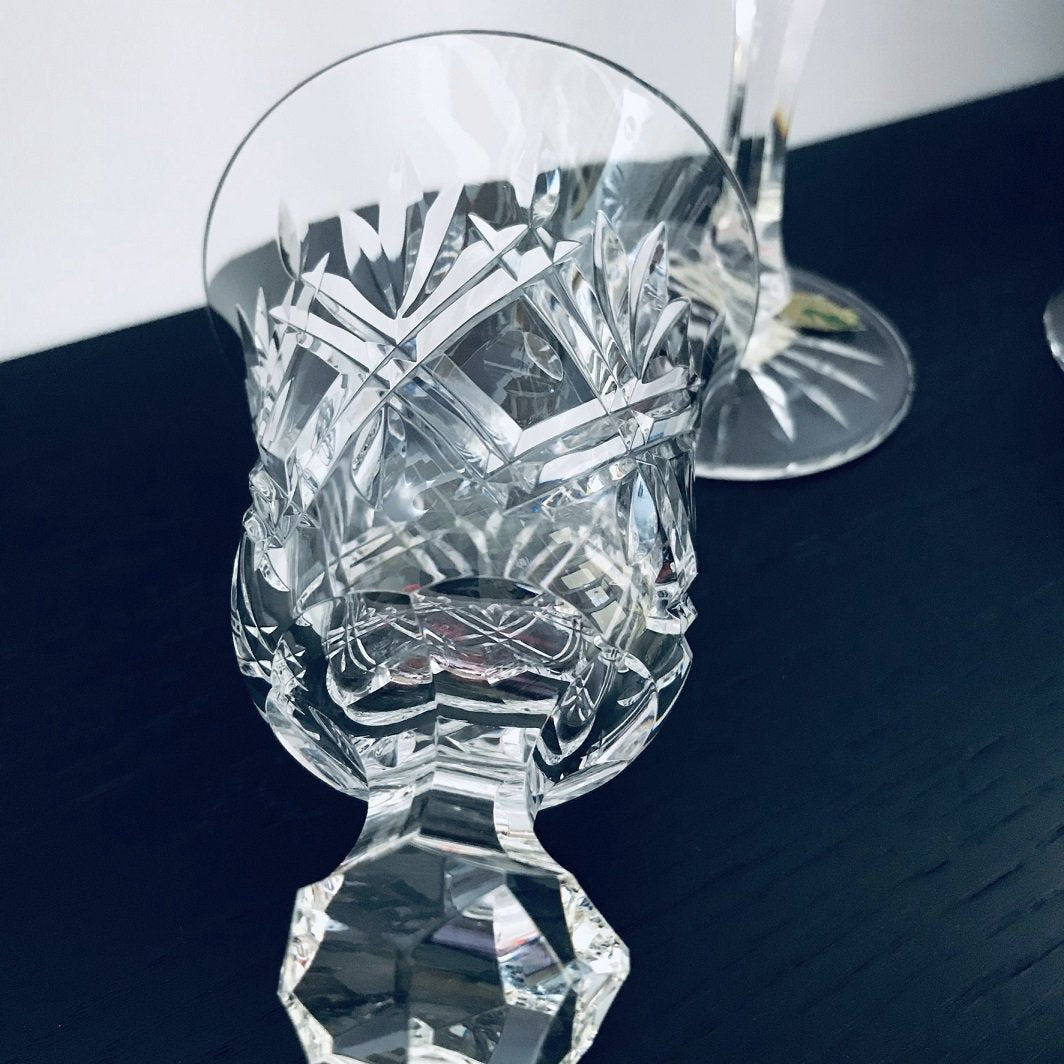 Waterford Crystal Kilkeary Claret Glass  The Kilkeary stemware pattern was designated as "Special Order Pattern", very rare pattern.