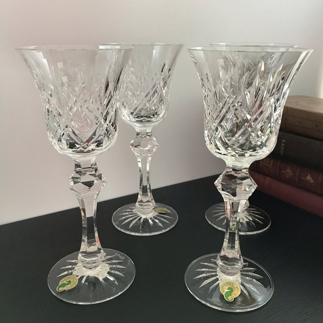 Waterford Crystal Kilkeary Claret Glass  The Kilkeary stemware pattern was designated as "Special Order Pattern", very rare pattern.