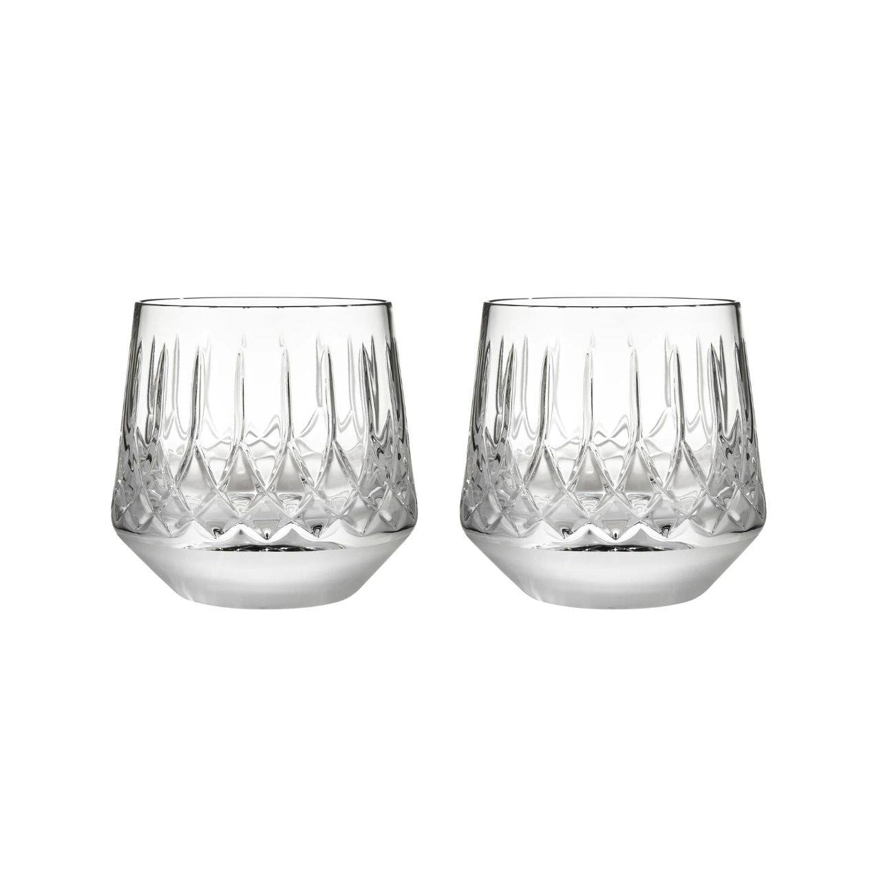 Waterford Lismore Arcus Tumbler 12 oz Set  Originally crafted in 1952 by Chief Designer Miroslav Havel and his inspiration from Lismore Castle's gothic architecture, the Lismore pattern has evolved into an icon. In celebration of the 70th Anniversary of the renowned Lismore pattern, Waterford introduces the newest evolution of the beloved classic, Lismore Arcus.