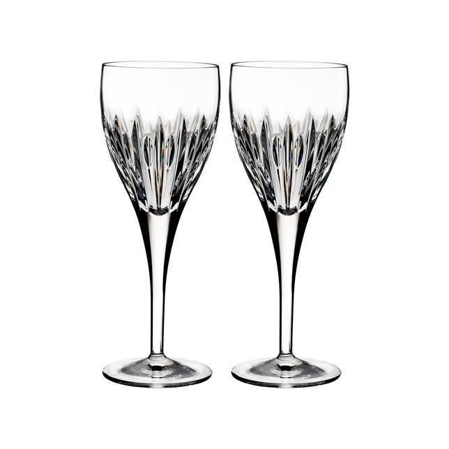 Waterford Crystal Mara Wine Glass Pair