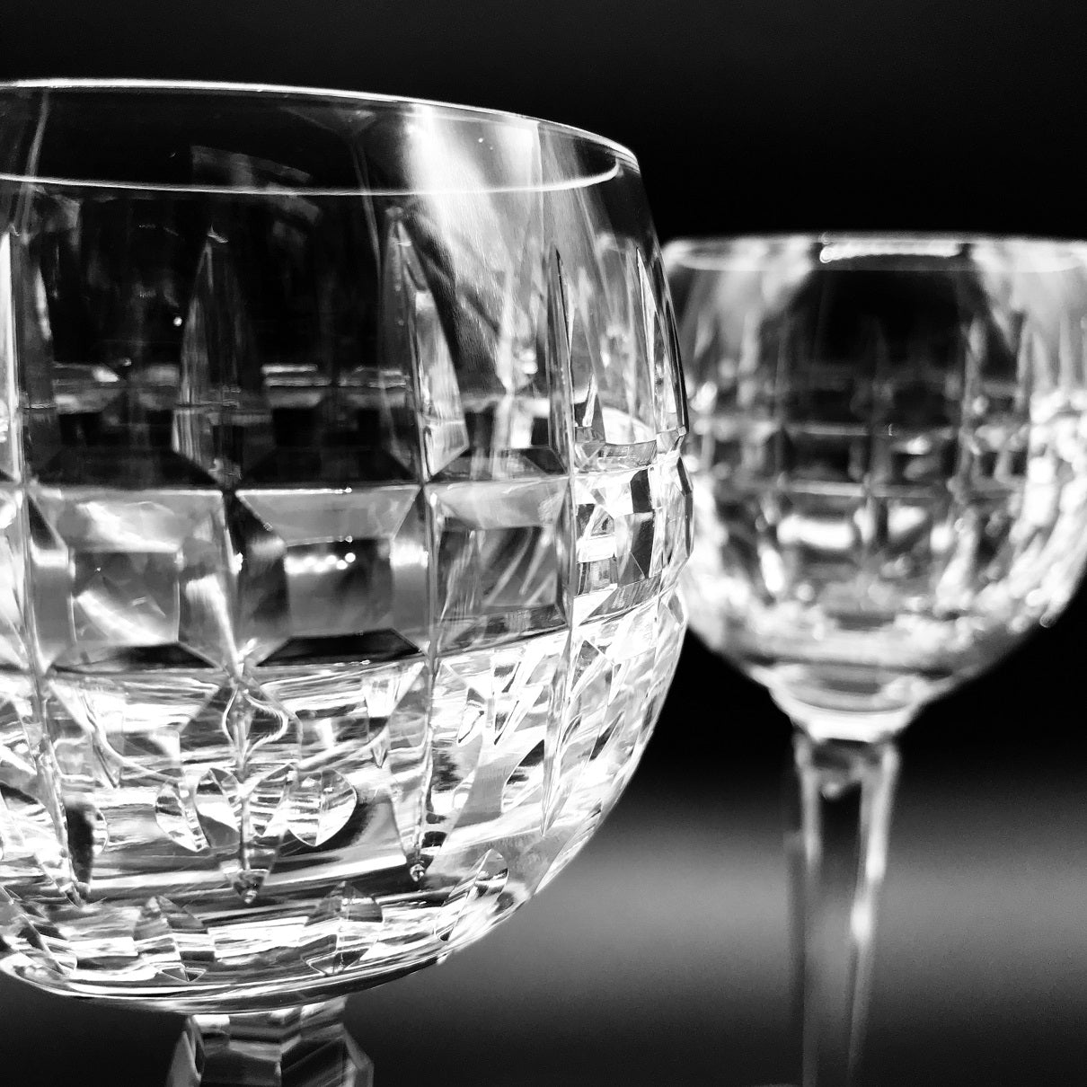 Waterford Crystal Glenmore Hock Pair  The Waterford Glenmore pattern is a stunning combination of brilliance and clarity.