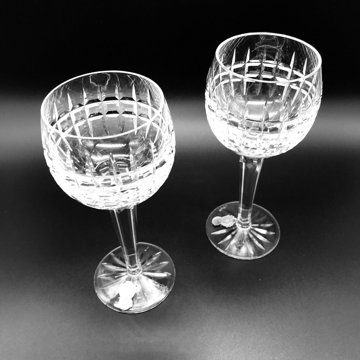 Waterford Crystal Glenmore Hock Pair  The Waterford Glenmore pattern is a stunning combination of brilliance and clarity.