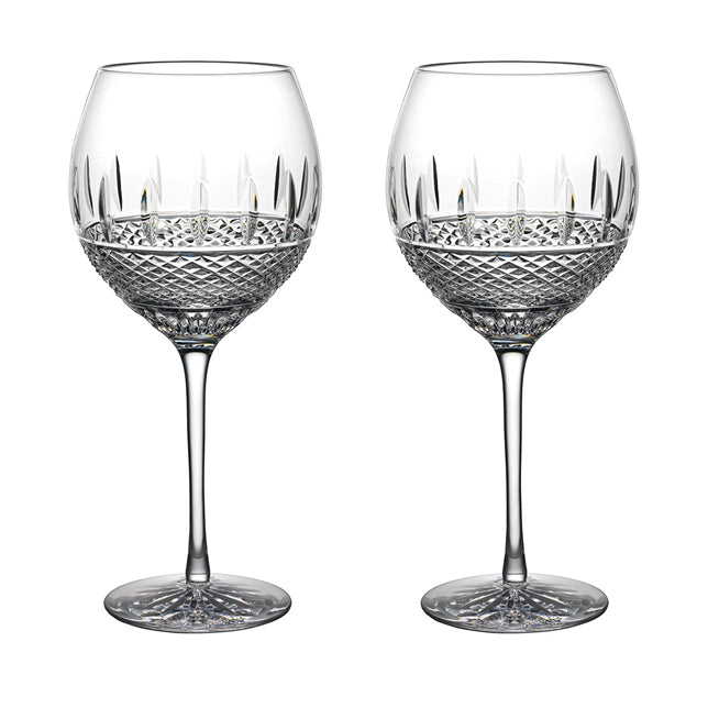 Waterford Crystal Irish Lace White Wine set of 2  Waterford’s Mastercraft Irish Lace White Wine glasses feature a hand crafted pattern in exquisite crystal, inspired by the bobbin used to tirelessly handcraft world-renowned Irish lace.